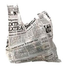 T-shirt bærepose Old News