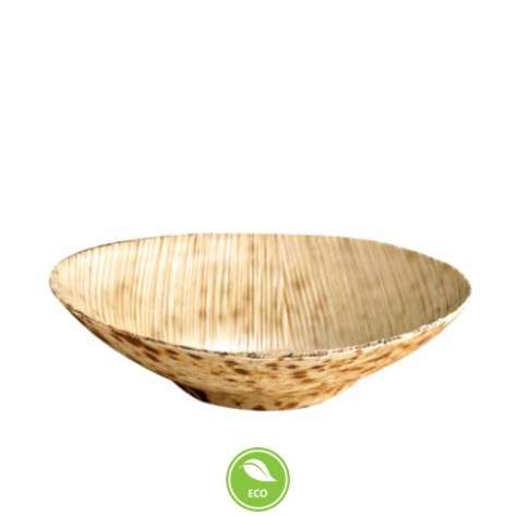 lille rund bambusskål