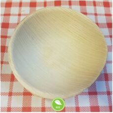 lille rund palmebladsskål