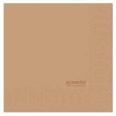 Duni Ecoecho frokostserviet, 33x33 cm 1/4 fold