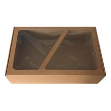 Gaveæske med rude stor natur