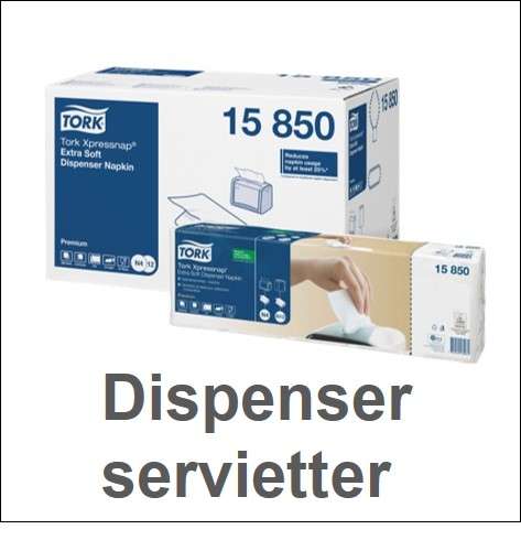 Dispenserservietter