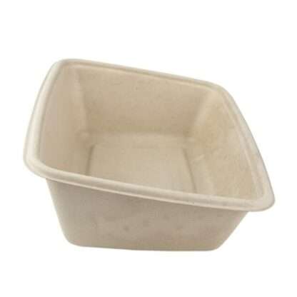 skål skrå bagasse 950 ml