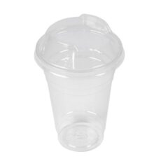 smoothieglas 45 cl bioplast m domelåg