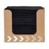 Dispenserservietter Dunisoft 20x20 cm sort