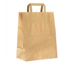 bærepose papir brun 16 liter