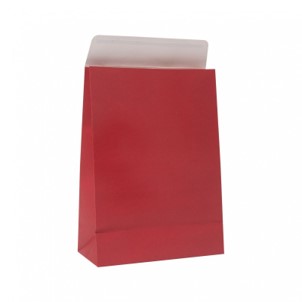Gavepose Rød med tapelukning
