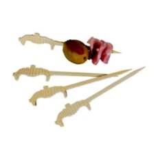 Bambusspyd med søhest 9 cm