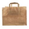 Bærepose papir brun 21 liter