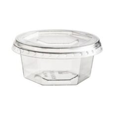 Dressingbæger 50 ml 6 kantet klar