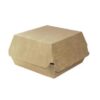 Burgerboks brun kraft 12x12x8 cm