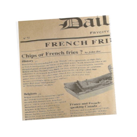 Sandwichpapir News brunt 38x40 cm