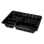 Bentobox 5 rum rektangulær