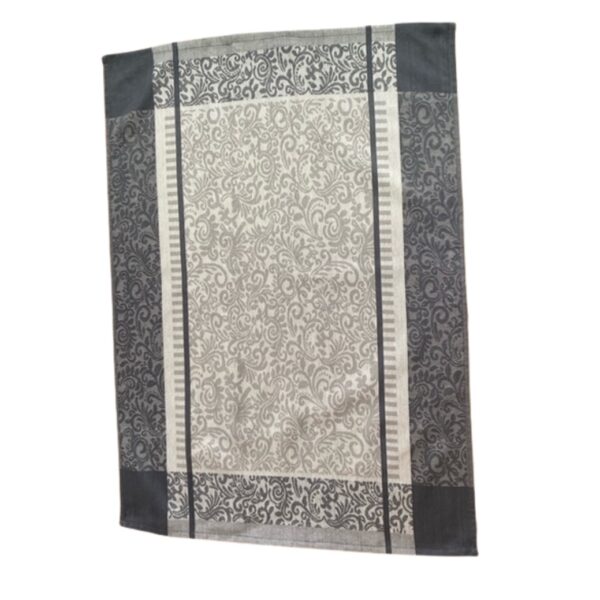 Viskestykke Grå Paisley