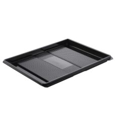 Bakke Zen Tapas 1-rum Rektangulær 1134ml L320xB250xH20mm RPET Sort