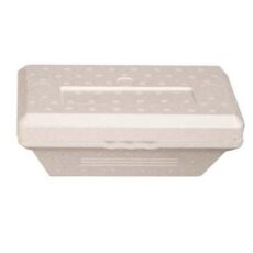 Isboks 1ltr termo/portionsboks L232xB134xH68mm Med Løst Låg Hvid