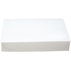 Kageæske fold selv nr 4 L290xB190xH50mm pap hvid