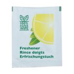 Vådserviet fugtighedsserviet med citronduft enkeltpakket