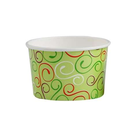 Isbæger med grønt tryk 120 Isbæger med grønt tryk 120