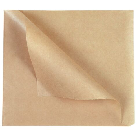 Burgerlomme, 14x14cm, brun, papir/pergament, lille