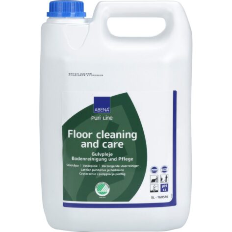 Gulvpleje, ABENA Puri-Line, 5 l, uden voks, med farve og parfume Gulvpleje, ABENA Puri-Line, 5 l, uden voks, med farve og parfume