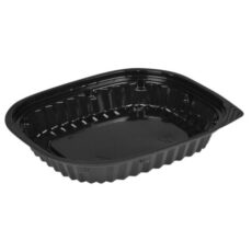 Sushibakke, ABENA, 17,5x14,6x2,9cm, 300 ml, sort, PS, lille