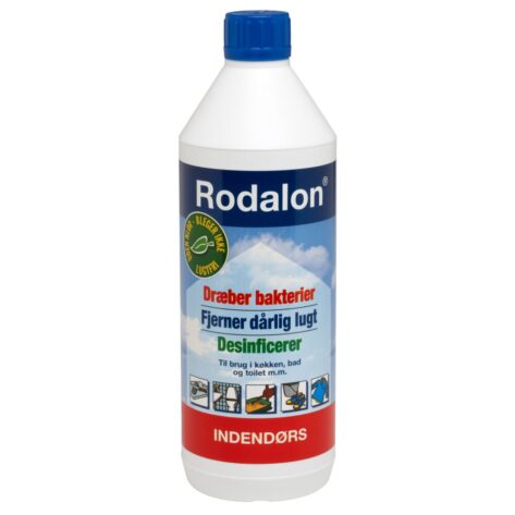 Overfladedesinfektion, Rodalon, 1000 ml, 2% Kvartnære Amoniumforbindelser Overfladedesinfektion, Rodalon, 1000 ml, 2% Kvartnære Amoniumforbindelser