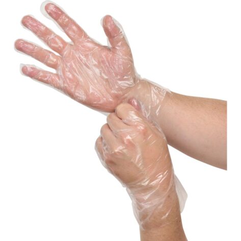 LDPE Engangshandske, ABENA Quick, neutral, One size, klar, LDPE, pudderfri