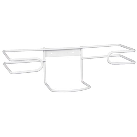 Handskestativ, 8x27x10,3cm, hvid, metal, universal, til 1 æske, ikke justerbar