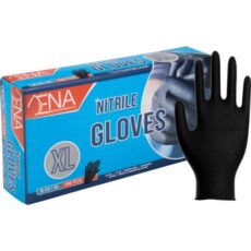 Undersøgelseshandske, ENA, XL, sort, nitril, pudderfri