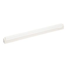 Udskiftningskassette til gulvskraber, Vikan, 50x3x4,5cm, hvid, PP/gummi, 50 cm, med dobbeltblad