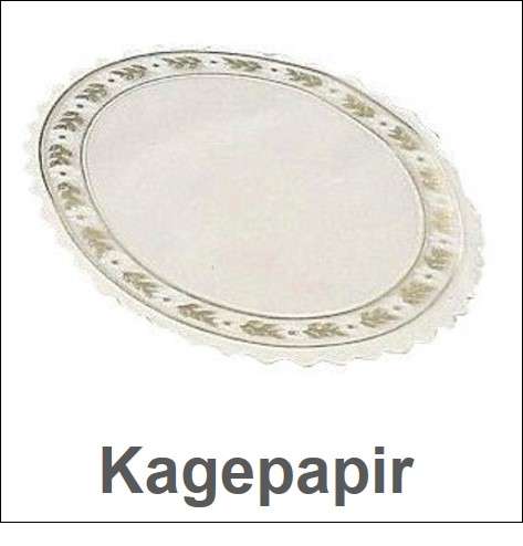 Kagepapir og kageæsker