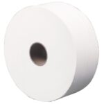Jumborulle, ABENA Care-Ness Excellent, 2-lags, Midi, 380m x 9cm, Ø26cm, hvid, nyfiber